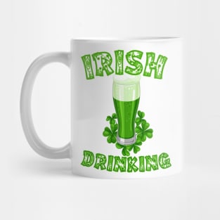 I Clover Beer Cheers Funny St. Patricks Day Beer Drinking Party Tee Mug